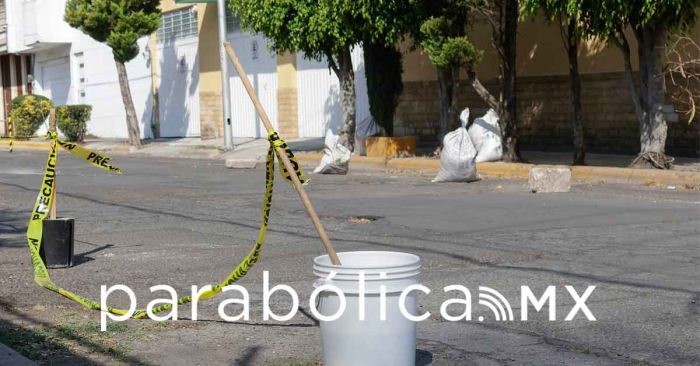 Sellan vecinos estacionamiento p&uacute;blico por la Feria de Puebla