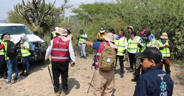 Realizan jornada de búsqueda de personas desaparecidas en Ajalpan