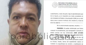 Imputado de extorsión, Arturo Rueda podría dejar la prisión