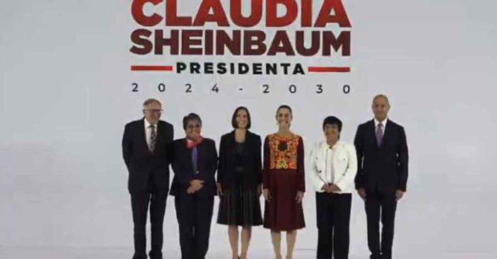 Nombra Sheinbaum cinco nuevos integrantes del gabinete presidencial