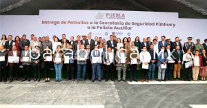 Anuncia el Gobierno estatal la entrega de 30 patrullas al municipio de Puebla