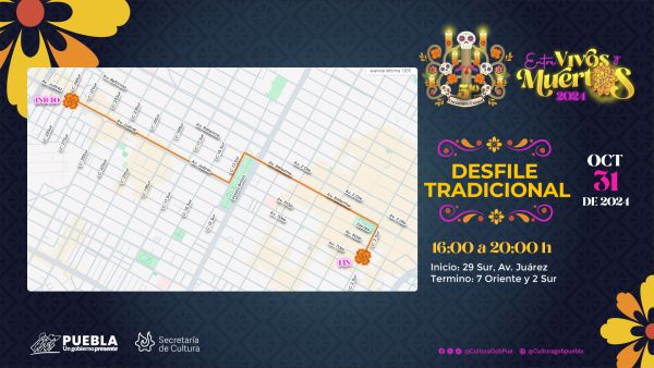 Invita gobierno estatal a desfile de Día de Muertos