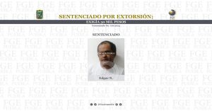 Detienen a Edgar N. por el delito de extorsión