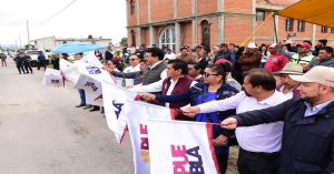 Inician rehabilitación de carretera en Nopalucan