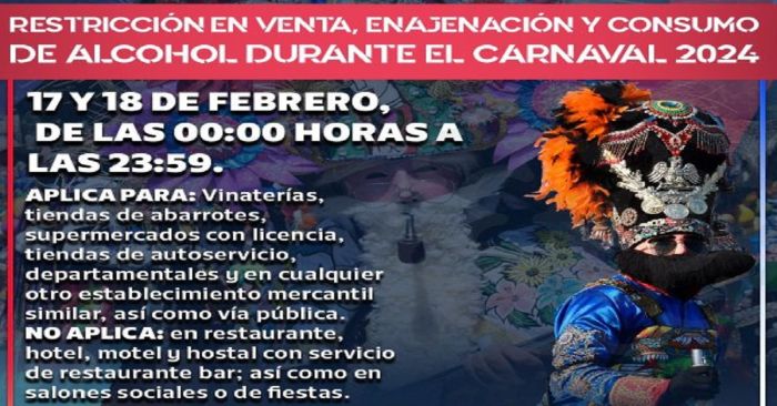 Restringen en San Pedro Cholula venta de bebidas alcohólicas en época de Carnaval