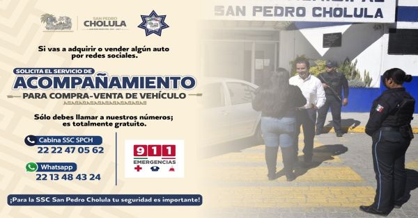 Ofrecen en Cholula acompañamiento para la compraventa de autos