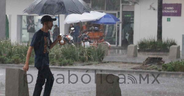 Estima SMN lluvias intensas en siete estados