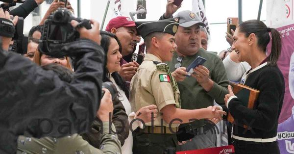 Reciben simpatizantes de Claudia Sheinbaum en Tamaulipas