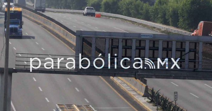 Avisa CAPUFE cierres parciales de la autopista México-Puebla dirección Puebla