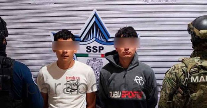 Detiene SSP y Semar a dos hombres con droga y armas