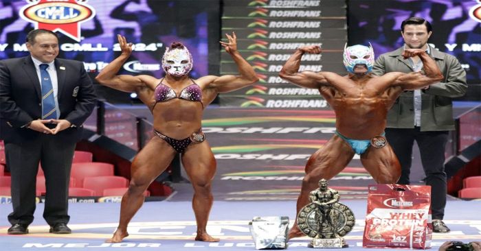 Reconocen a Astral como Mr CMLL 2024 y a Olympia como Miss CMLL