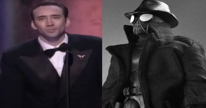 Así luce Nicolas Cage en grabación de serie Spider-Man Noir