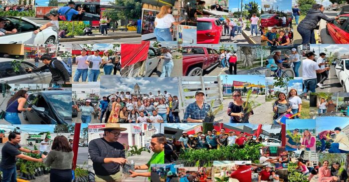 Reparten más de 3 mil árboles en Puebla bajo la iniciativa de Armenta