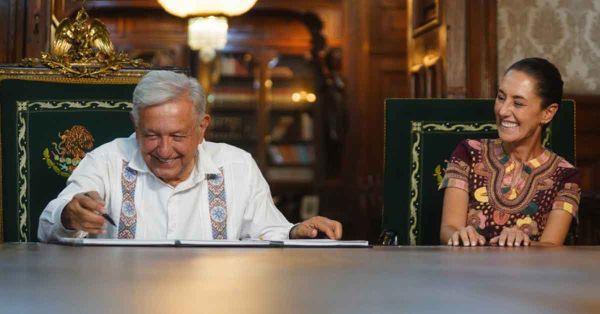 Firma AMLO publicación de reforma judicial en el Diario Oficial de la Federación