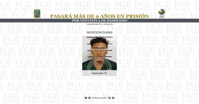 Detienen a Antonio N. responsable del delito de homicidio calificado