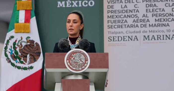 Manifiesta Claudia Sheinbaum su respeto a las Fuerzas Armadas