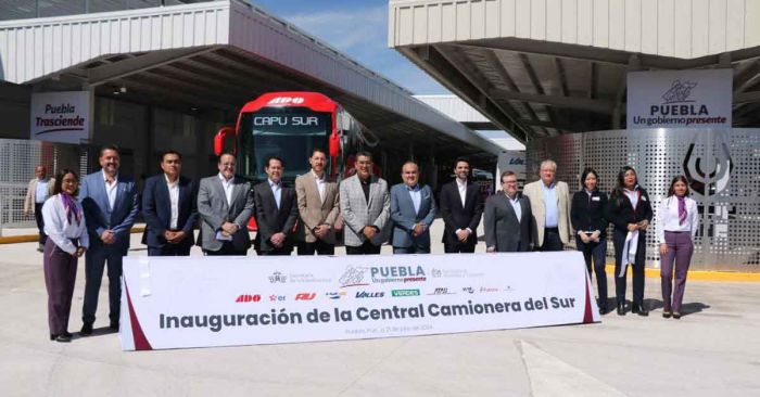 Inaugura Sergio Salomón la Central Camionera del Sur