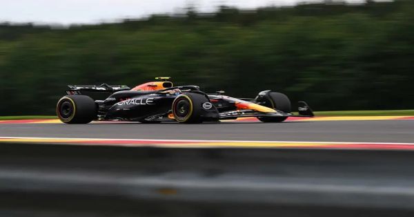 Es &#039;Checo&#039; Pérez décimo en práctica 3 interrumpida en el GP Bélgica