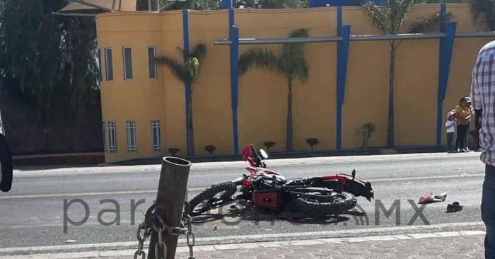 Muere motociclista en Acatzingo