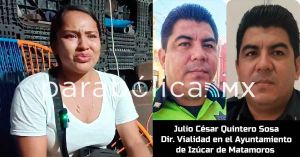 Acusa agente vial de Izúcar amenazas y violencia del &quot;Jefe Quintero&quot;