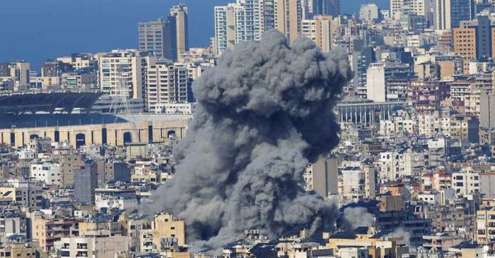 Bombardea Israel a Beirut tras ordenar evacuación de la capital libanesa