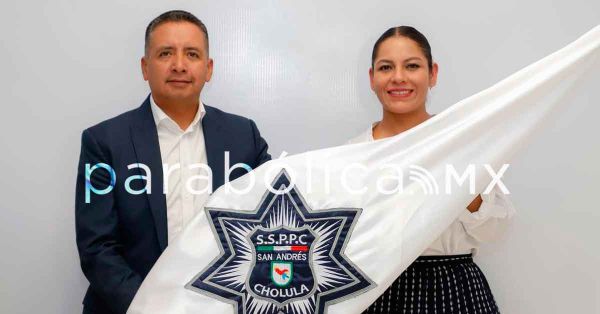 Realizan cambio de mando policial en San Andr&eacute;s Cholula