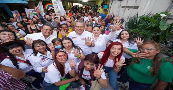 Recorre Pepe Chedraui calles de San Baltazar Campeche