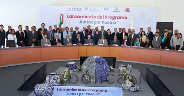 Presentan programa &quot;Juntos por Puebla&quot; para micro, pequeñas y medianas empresas