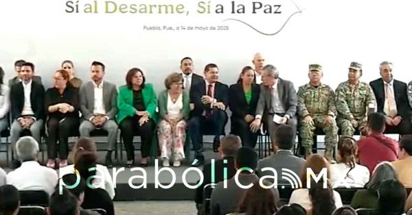 Encabeza Armenta acciones del programa #SíAlDesarmeSíaLaPaz