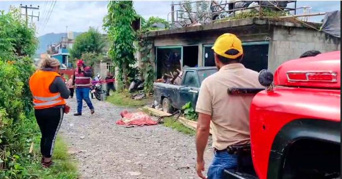 Muere adulto mayor en incendio en Huauchinango