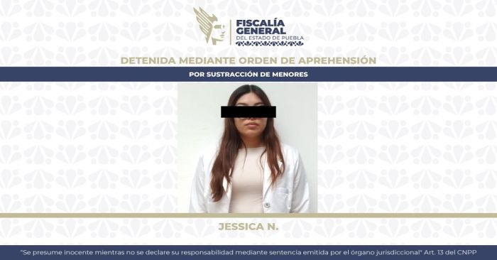 Vinculan a proceso a Jessica por sustracción de tres menores