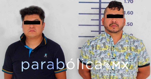 Caen dos presuntos responsables de robo agravado y secuestro exprés en San Andrés Cholula