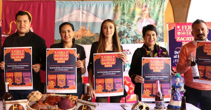 Invita Zacatl&aacute;n a la Feria de los Muertos 2025
