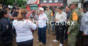 Ofrece Rocío Nahle atención permanente ante inundaciones en Poza Rica