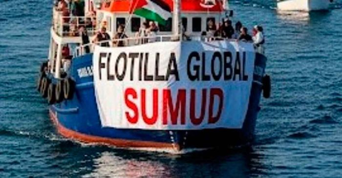 Intercepta Israel a la Flotilla Sumud Global que se dirigía a Gaza