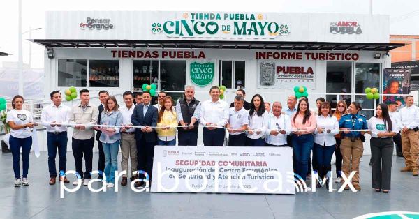 Blindan el segundo CESAT de la Central de Abasto; abren una Tienda Puebla 5 de Mayo