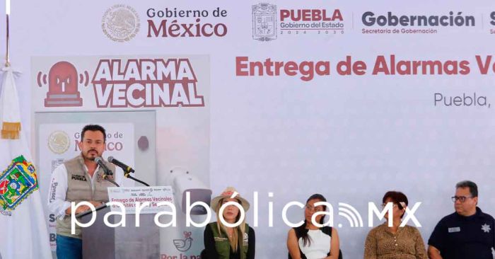 Se refuerza la seguridad en Puebla capital con Alarmas Vecinales: García Parra