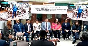 Ofrece Armenta informe en CDMX de atención a comunidades afectadas en la Sierra Norte
