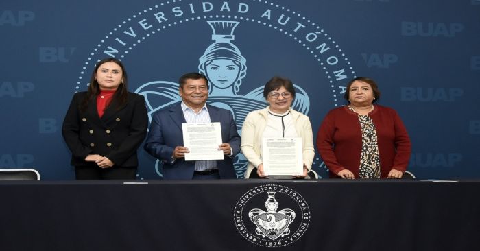 Signa convenio de colaboración la BUAP con la Secretaría de Infraestructura estatal