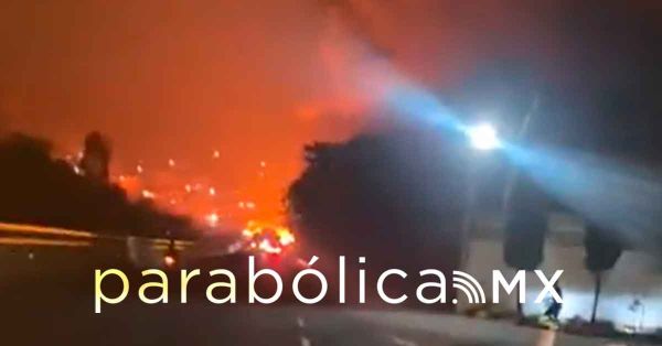 Cierran la Puebla-Orizaba por explosión de una pipa