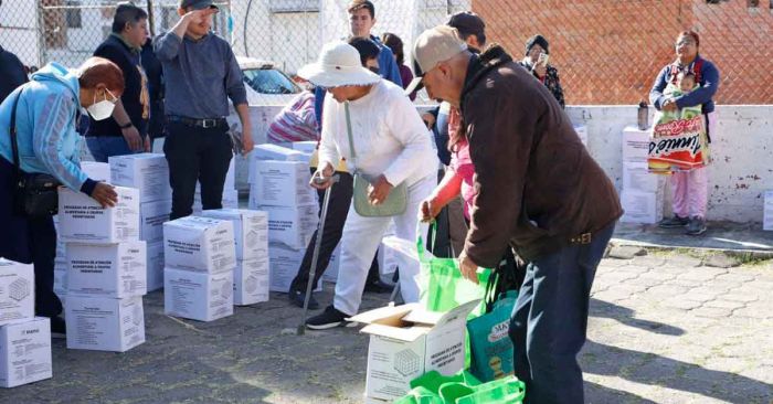 Entregó DIF en los primeros 100 días de Gobierno más de 55 mil despensas