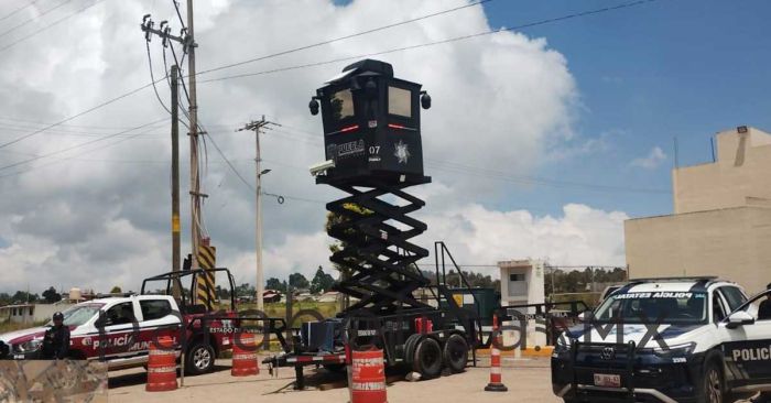 Llega Torre de videovigilancia a Zacatlán