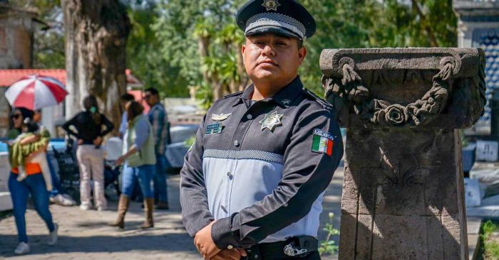 Refuerza policía auxiliar operativos por Día de Muertos