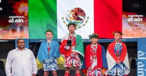 Logra México su primer oro en el Mundial Juvenil de Artes Marciales Mixtas