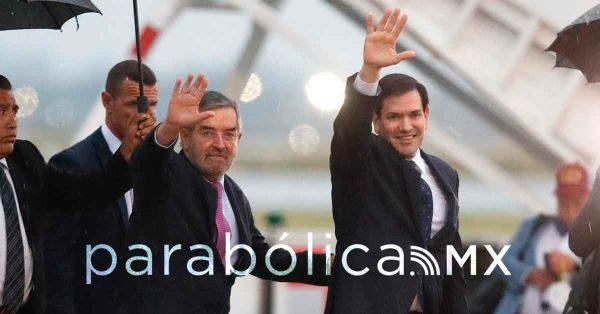 Llega Marco Rubio al AIFA; inicia visita a M&eacute;xico