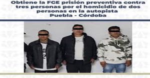 Detienen a tres personas por doble homicidio en la Puebla-Córdoba