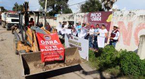 Continúa Tonantzin Fernández continúa rehabilitando vialidades