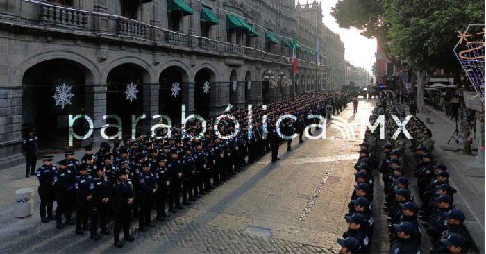 Encabeza Pepe Chedraui el pase de lista de las fuerzas de seguridad de la capital