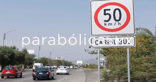 Regula SMT velocidad del carril confinado a la l&iacute;nea 4 del RUTA