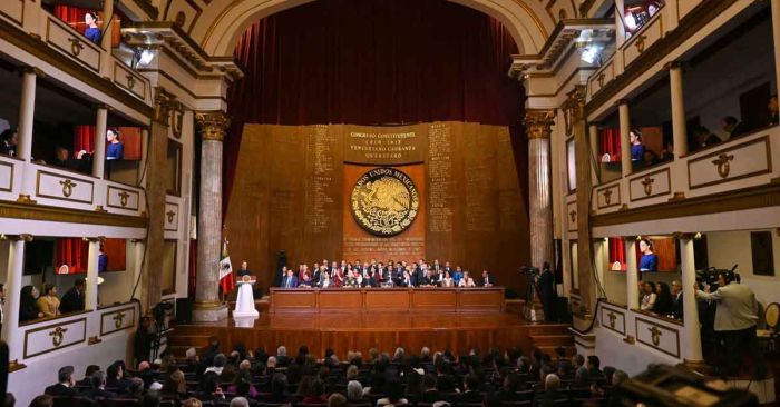 Conmemora Claudia Sheinbaum la promulgación de la Constitución de 1917